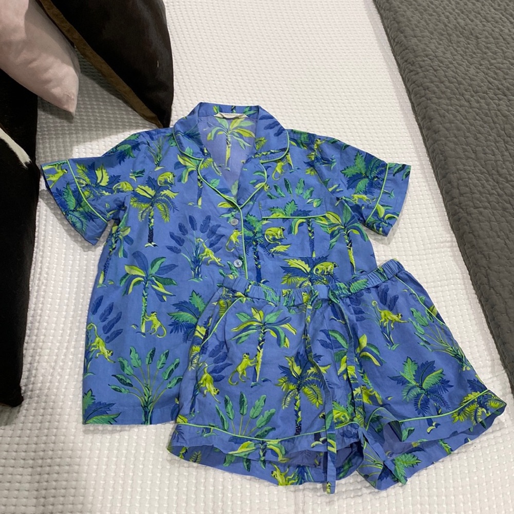 Printfresh short pajama set jungle